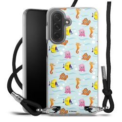 New Carry Case Transparent Stoff schwarz/silber