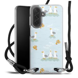 New Carry Case Transparent Stoff schwarz/silber