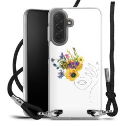 New Carry Case Transparent Stoff schwarz/silber