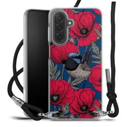 New Carry Case Transparent Stoff schwarz/silber