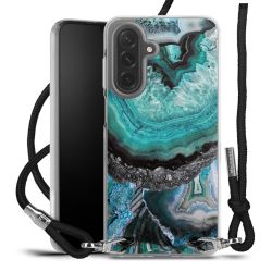 New Carry Case Transparent Stoff schwarz/silber