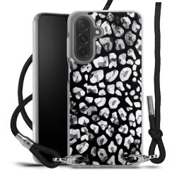 New Carry Case Transparent Stoff schwarz/silber