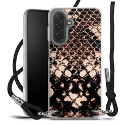 New Carry Case Transparent Stoff schwarz/silber