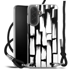 New Carry Case Transparent Stoff schwarz/silber