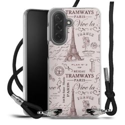 New Carry Case Transparent Stoff schwarz/silber