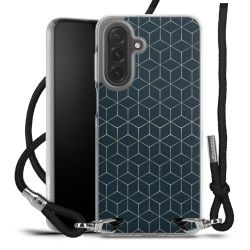 New Carry Case Transparent Stoff schwarz/silber