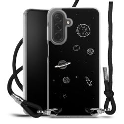 New Carry Case Transparent Stoff schwarz/silber