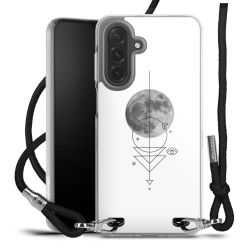 New Carry Case Transparent Stoff schwarz/silber