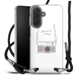 New Carry Case Transparent Stoff schwarz/silber