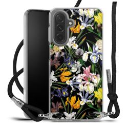 New Carry Case Transparent Stoff schwarz/silber