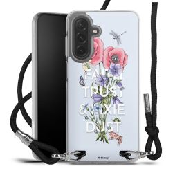 New Carry Case Transparent Stoff schwarz/silber