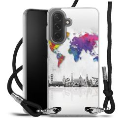 New Carry Case Transparent Stoff schwarz/silber