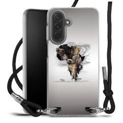 New Carry Case Transparent Stoff schwarz/silber