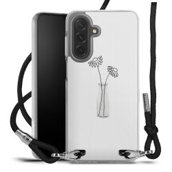 New Carry Case Transparent Stoff schwarz/silber