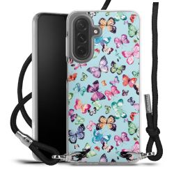 New Carry Case Transparent Stoff schwarz/silber