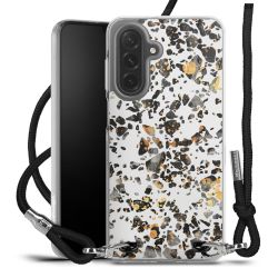 New Carry Case Transparent Stoff schwarz/silber