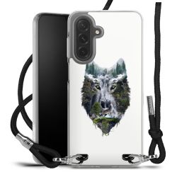 New Carry Case Transparent Stoff schwarz/silber