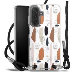 New Carry Case Transparent Stoff schwarz/silber