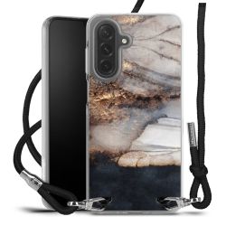 New Carry Case Transparent Stoff schwarz/silber