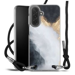 New Carry Case Transparent Stoff schwarz/silber