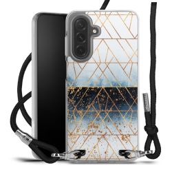 New Carry Case Transparent Stoff schwarz/silber