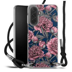 New Carry Case Transparent Stoff schwarz/silber