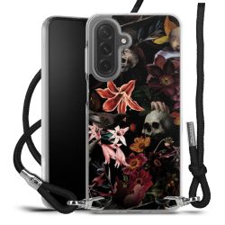 New Carry Case Transparent Stoff schwarz/silber