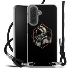 New Carry Case Transparent Stoff schwarz/silber