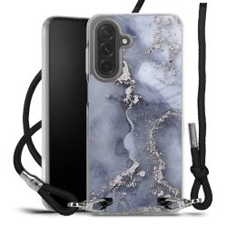 New Carry Case Transparent Stoff schwarz/silber