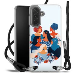 New Carry Case Transparent Stoff schwarz/silber