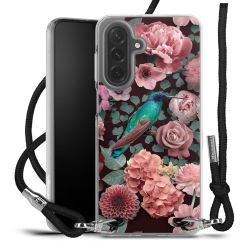 New Carry Case Transparent Stoff schwarz/silber