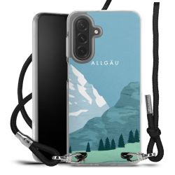 New Carry Case Transparent Stoff schwarz/silber