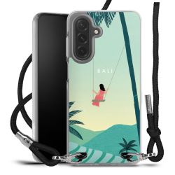 New Carry Case Transparent Stoff schwarz/silber