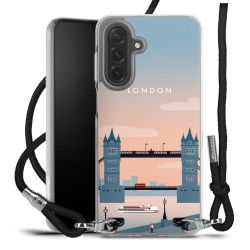 New Carry Case Transparent Stoff schwarz/silber