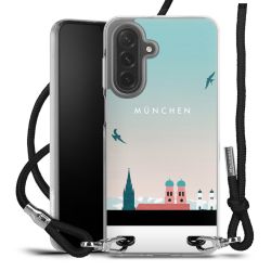 New Carry Case Transparent Stoff schwarz/silber