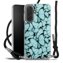 New Carry Case Transparent Stoff schwarz/silber