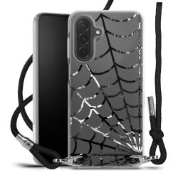 New Carry Case Transparent Stoff schwarz/silber