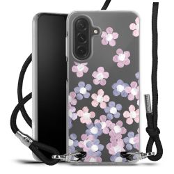 New Carry Case Transparent Stoff schwarz/silber