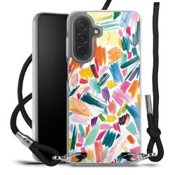 New Carry Case Transparent Stoff schwarz/silber