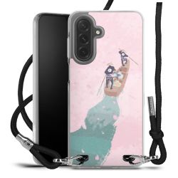 New Carry Case Transparent Stoff schwarz/silber