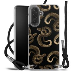 New Carry Case Transparent Stoff schwarz/silber