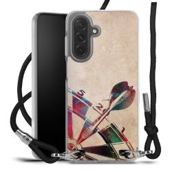 New Carry Case Transparent Stoff schwarz/silber