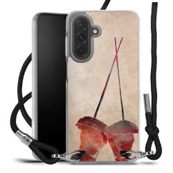 New Carry Case Transparent Stoff schwarz/silber