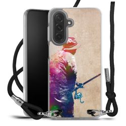 New Carry Case Transparent Stoff schwarz/silber