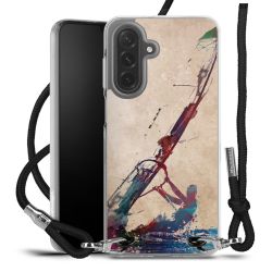 New Carry Case Transparent Stoff schwarz/silber