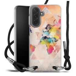 New Carry Case Transparent Stoff schwarz/silber