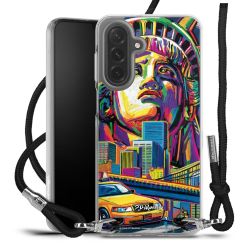 New Carry Case Transparent Stoff schwarz/silber