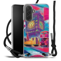 New Carry Case Transparent Stoff schwarz/silber