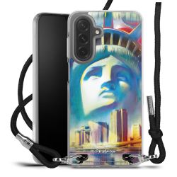 New Carry Case Transparent Stoff schwarz/silber