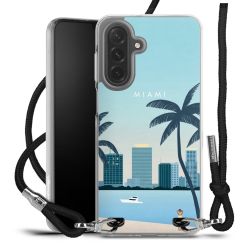 New Carry Case Transparent Stoff schwarz/silber